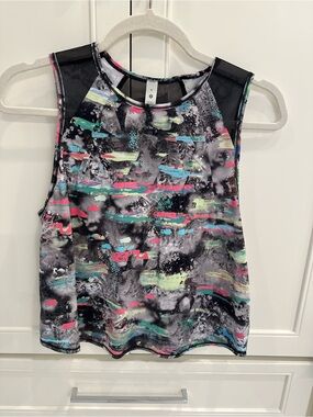 lululemon athletica Multicolor Abstract Tank Top - Black Base